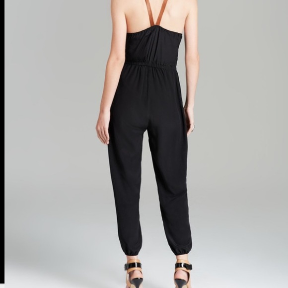 Twelfth Street Cynthia Vincent Pink Silk Jumpsuit - Picture 7 of 8